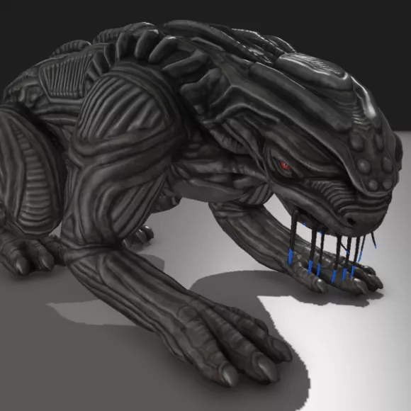 Game Character Basic Mesh 3d model