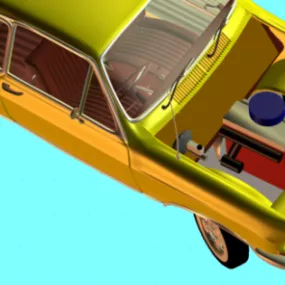 Engine Car 3d model