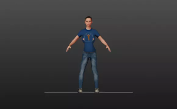 Pant For Boy 3d model