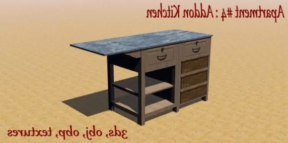 Wooden Mdf Table Frato 3d model
