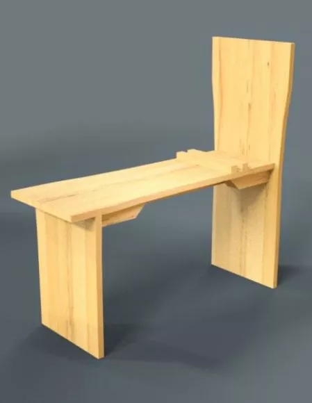 Modern Chinese Console Desk 3d model