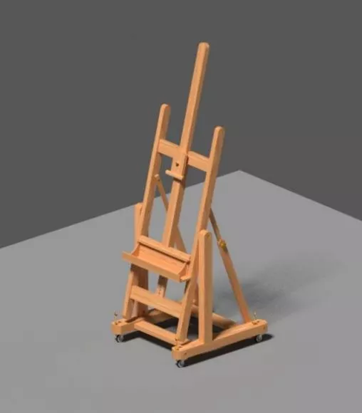 Artist Easel 3d model Artist Easel 3d model