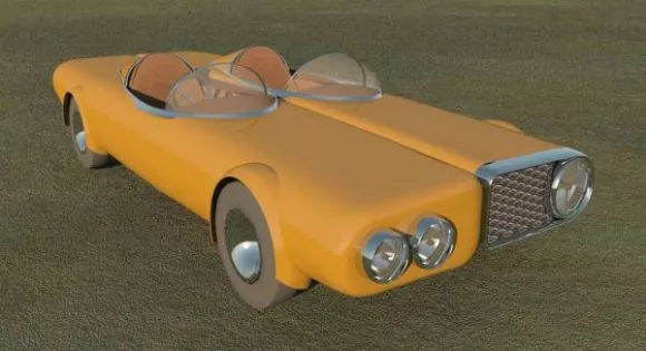 Futuristic Car Vehicle 3d model