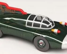 Atom Jet Car 3d model