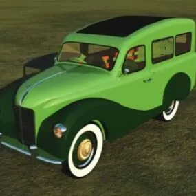 Austin Countryman Vintage Car 3d model
