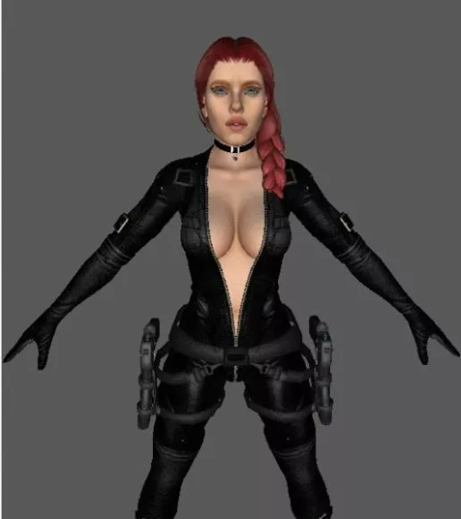 Femme Basic Poser Character 3d model
