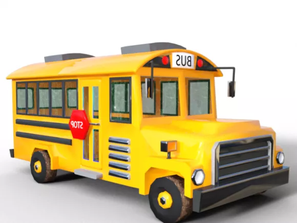 Cartoon Text Crunch 3d model