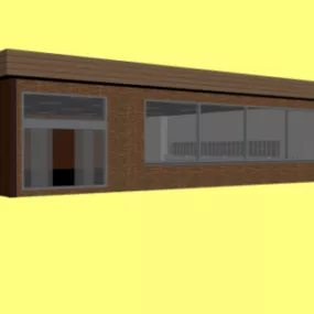 Bank House 3d model