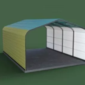 Steel Hangar 3d model