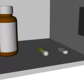 Bathroom Cabinet 3d model