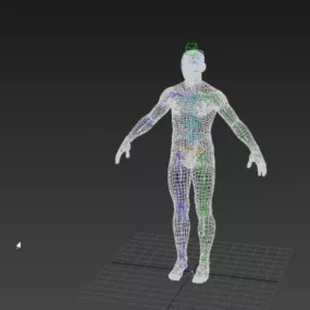 Biped Human Character 3d model