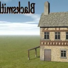 Blacksmith House Building 3d model