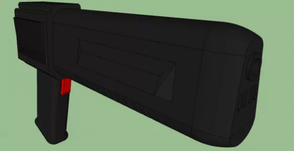 Blaster Weapon 3d model Blaster Weapon 3d model