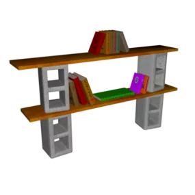 Block Shelves 3d model