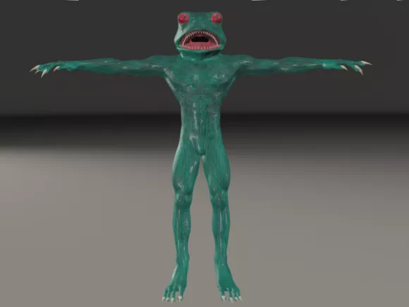 President Security Man Character 3d model