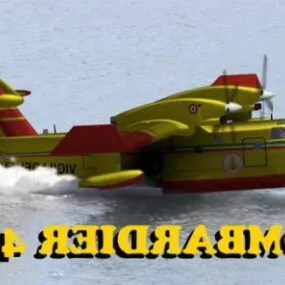 Bombardier 415 Aircraft 3d model