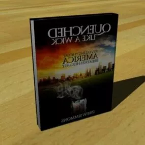Stand Book With Label 3d model