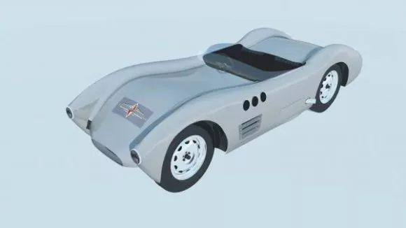 Ford Mustang Fastback Car 1966 3d model