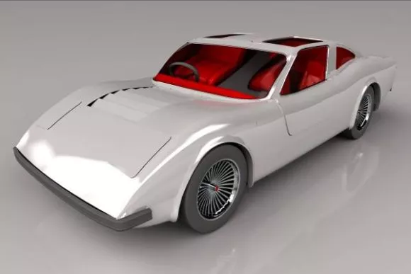 Bradley Supper Car 3d model Bradley Supper Car 3d model