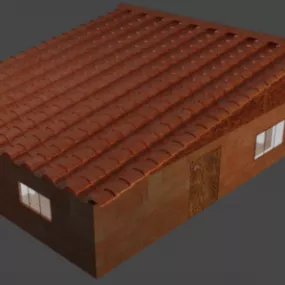 Brick House 3d model