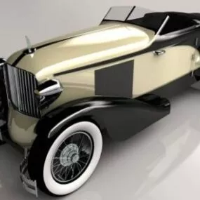 Vintage Car Brooks Stevens L29 3d model