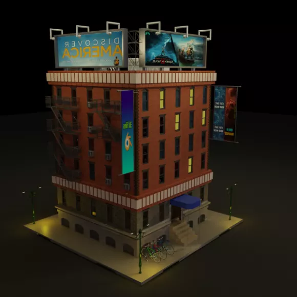 Broken Brick 3d model