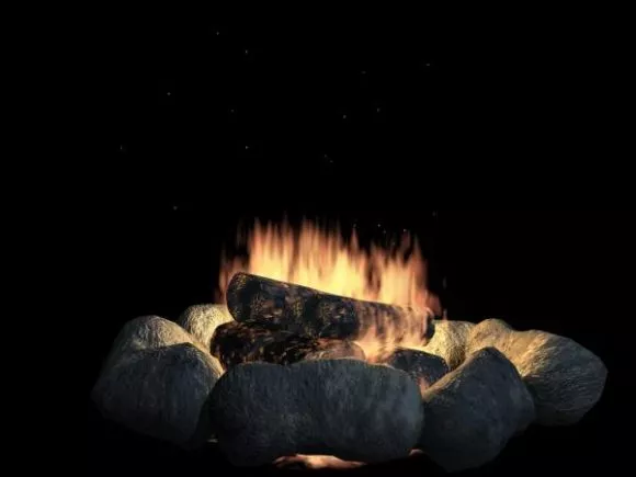 Campfire Fire 3d model Campfire Fire 3d model