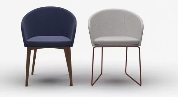Eames Desk Chair With Wheels 3d model