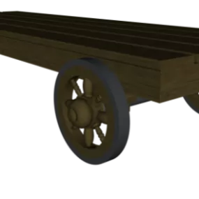 Old Cart 3d model
