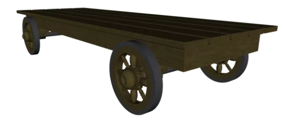Old Cart 3d model Old Cart 3d model
