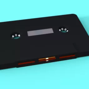 Cassette Tape 3d model