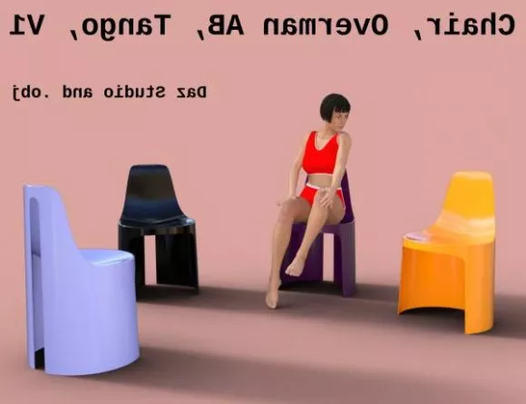 Couple Character Walking 3d model