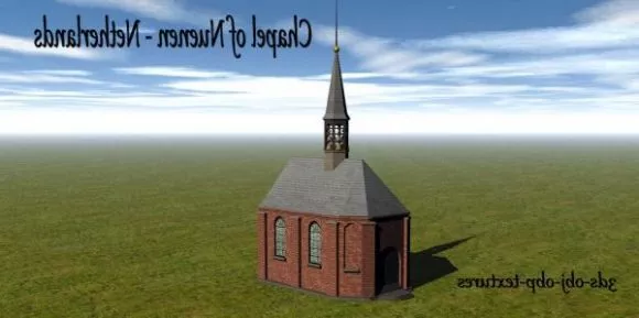 Gothic Church Stut Component 3d model