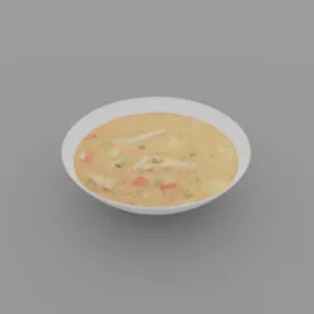 Pot Pie Soup 3d model