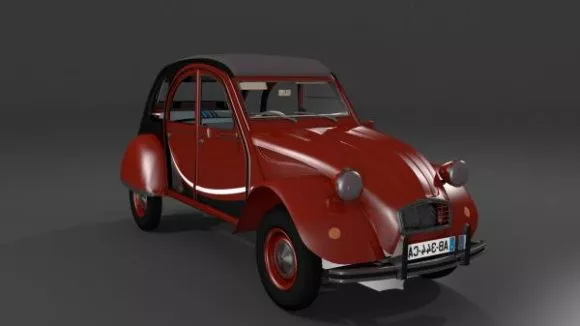 Vw Golf Car 3d model
