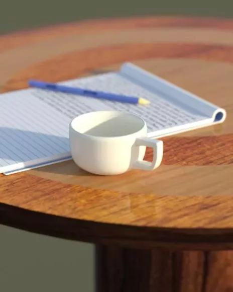 Black Coffee Pot 3d model