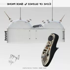 Spy Shoe Phone 3d model