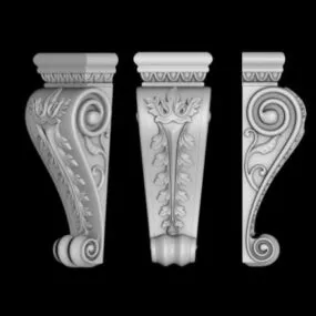 Corbel Sculpture 3d model
