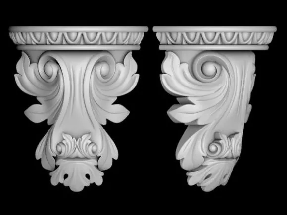Corbel Roman 3d model Corbel Roman 3d model