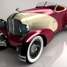 Legrande Vintage Car Cord Boattail 3d model