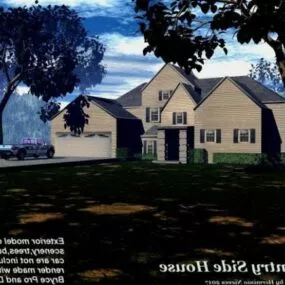 Country Side House 3d model