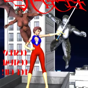 Warrior Female Cosplay Character 3d model