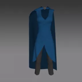 Daenerys Targaryen Dresses Fashion 3d model
