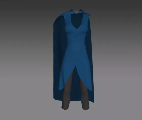 Sombrero Man Character 3d model