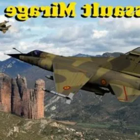 Dassault Mirage F1 Aircraft 3d model