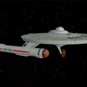 Starship Class Destroyer 3d model