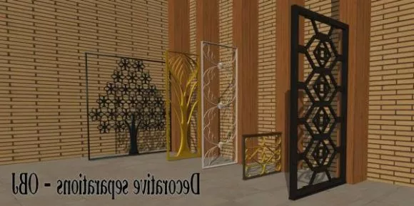 Window Frame Simple Pattern 3d model