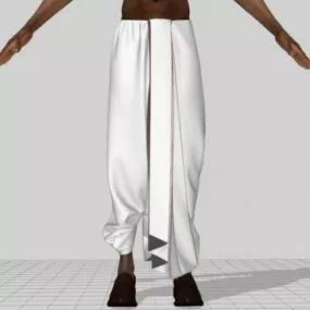 Dhoti Male Character 3d model