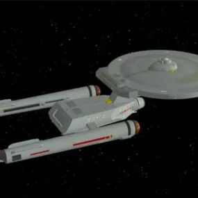Scifi Rouge Spaceship 3d model