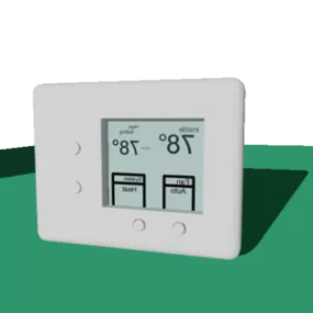 Digital Thermostat 3d model